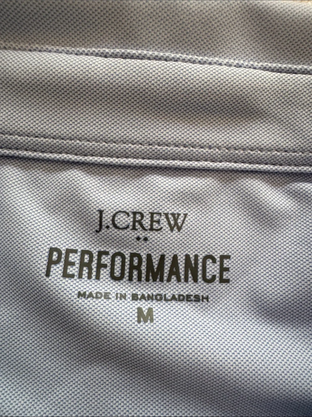 J. Crew Performance Light Blue Men's Dress Shirt